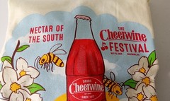 NEW CHEERWINE FESTIVAL 2026 XL T-SHIRT BEIGE RED SALISBURY NC MAY 16