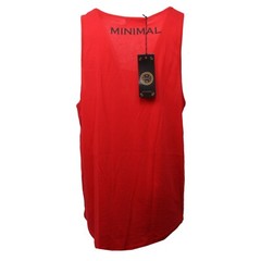 C0643 men’s jersey MINIMAL tank top red/white/black sleeveless t-shirt men