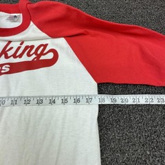 Vtg Augusta Sportswear Shirt Mens S White Stacking Cars Graphic Ringer Jersey