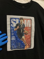 SLAM MAGAZINE COVER LAMELO BALL Unisex T Shirt.; XL; Black; PreOwnd, V Good