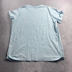 Ariat Rebar Mens XXL Light Blue Purple Graphic Logo Premium Quality T-Shirt