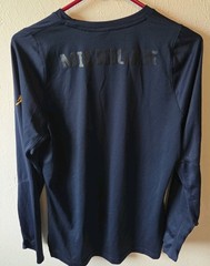 Michigan Wolverines Shirt Mens Large Blue Jordan Dri-FIT Long Sleeve Length +2
