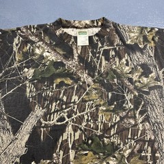 Vintage Y2K Mossy Oaks Camo Classic Pocket Tshirt 2XL Camo Casual Grunge Hunting