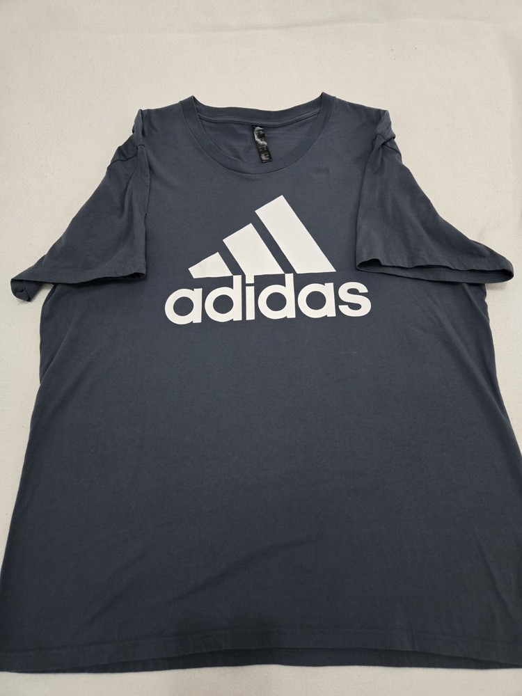 Adidas Men’s T-Shirt Trefoil Logo Design Graphic Classic Short Sleeve Shirt 2XL