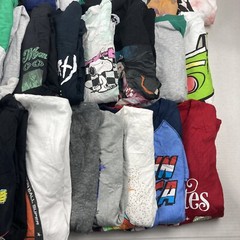 Wholesale Lot of 29 Cartoon/Anime Grahpic Long/Short Sleeve Shirts Sizes in Desc