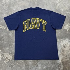 Vintage US Navy Single Stitch T Shirt Soffe USA Made XL Crewneck Military Tee