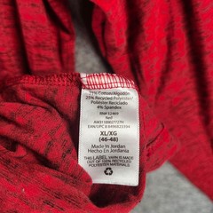 Athletic Works Mens XL Red Space Dye Long Sleeve DriWorks Performance Tee Shirt