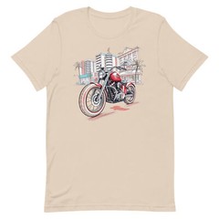 Art Deco Motorcycle Unisex t-shirt