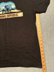Ocean Current T-Shirt Men’s Large Black California Republic Lifeguard Stand Tee