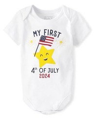 unisex-baby and Newborn All Holidays Preemie My First Fourth of July 2024