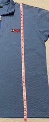 Kani Shirt Mens XL Blue Mesh Sport Jersey 1/4 Zip Logo Hip Hop 90s Retro
