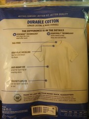 3-Pack JOCKEY ESSENTIALS Men’s Crew Neck T-Shirts Durable Cotton White Sz Small