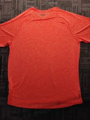 Under Armour The Tech Tee Shirt Orange Heathered Men’s 3XL Tall Short Sleeve
