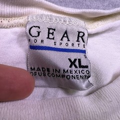 VTG Gear For Sports Unisex Ivory Navy Pier Casual Wear Crew Neck T-Shirt Size XL