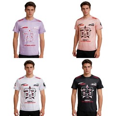 Men’s Undershirts Shimmering T-Shirt Fitness Tee Tops Contrast Color Shirts