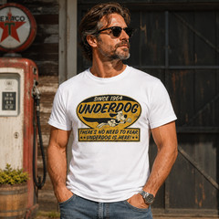 Vintage Underdog Graphic T-Shirt Retro Inspired Casual Unisex Tee