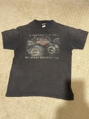 Harley Davidson Vintage Black Shirt If Faces Could Talk Shirt Size XL *Read Desc