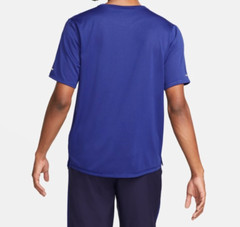 Nike Men’s Dri-FIT Miler DYE Blue Short Sleeve Graphic Running Tee DQ6508-455 M