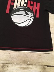 RETRO MENS NIKE AIR FRESH BASKETBALL LARGE LOOSE FIT SHIRT JORDAN SWOOSH HIP HOP