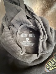 2019 Guns And Roses Hoodie fall Tour Good Condition Size M