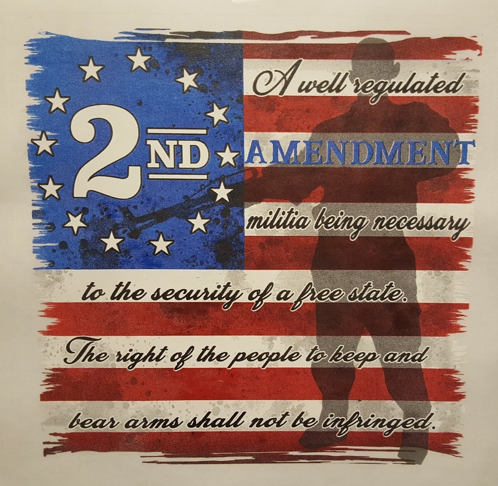 2nd AMENDMENT THE RIGHT TO BEAR ARMS GUN RIGHTS POCKET SHIRT