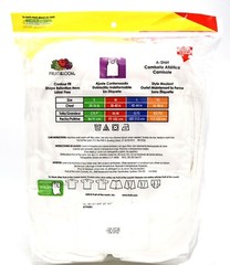 21 White Small S 34-36 Inch A-Shirt Tanks Fruit Of The Loom C/P 86-91 CM