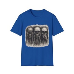 Mens Skull T-shirt Graphic Tees Skeleton Apparel Clothing Skulls Accessories