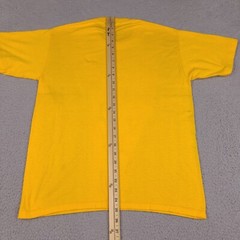 Vintage Russell Athletic T-Shirt Adult Medium Yellow Corn George’s 10th Roast