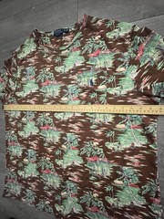 Polo Ralph Lauren Classic Fit XL Hawaiian Beach Surfing Hula Girl Short Sleeve
