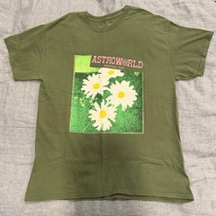 Travis Scott Astroworld Festival Run Flower Tee Size Large