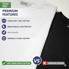 Polo Wear Men’s T-Shirt, Crew Neck 3-Pack, Premium Soft Cotton Tees, Classic Fit