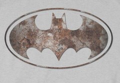 Batman “Heavy Rust Logo” T-Shirt – Adult, Child