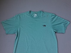 Men The North Face Crewneck T Shirt M Turquoise Breathable Lightweight Comfy