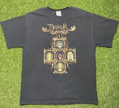 VINTAGE Y2K DETHKLOK METALOCALYPSE TOUR BLACK T-SHIRT SZ L Cartoon Network RARE