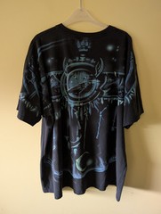 Vintage Liquid Blue Great Wolf Lodge Nature T Shirt Size XXL