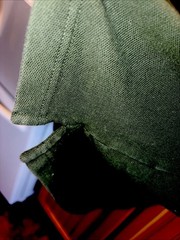Lands’ End Mens XL 46-48 Short Sleeve Pullover Henley Shirt Olive Green