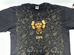 Bape x Kaws Milo Animal Kingdom Black Shirt Men 4XL Tall Pro Champ Tag *Preowned