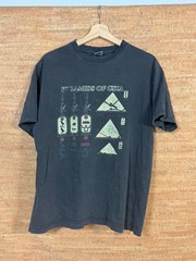 Vintage Sphinx Pyramids of Giza shirt mens Size Large 100% Cotton Made in Egypt