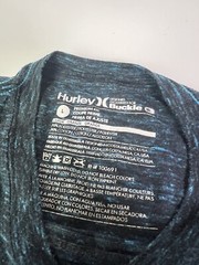 Hurley Buckle Exclusive Shirt Mens Large Teal Graphic Crewneck Tee – Soft Feel