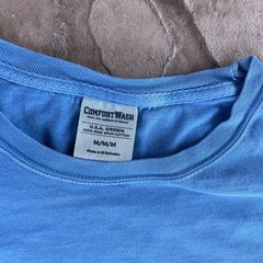 ComfortWash Paradise Tropical Trees Woodlands T Shirt Blue Medium Men’s