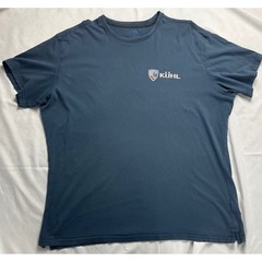 Kuhl Wildfibre Organic Cotton T-Shirt Lot of 2 Mens XXL Blue Grey Graphic Tee