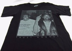 Mens Biggie Smalls/ Tupac Old School Rap Original Flavor T-Shirt Sz Small