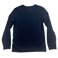 Scotch & Soda Shirt Mens Small Blue Long Sleeve Henley Free Thinkers Organic Tee