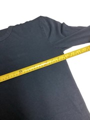 James Perse T-Shirt Crew Neck Long Sleeve 100% Combed Cotton Minimalist Size S