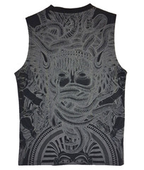 Crooks & Castles Football Medusa Muscle Tank Shirt Small Oversized Heavyweight