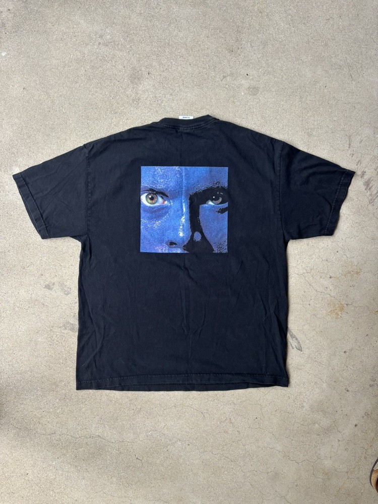 Vtg Y2K Mens XL Faded Spell Out Chicago Blue Man Group Short Sleeve T-Shirt USA
