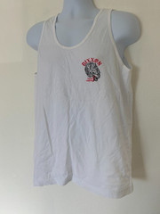 Dixxon Company Tank Top Mens Large White Graphic Tee Wolves Gorp Core Hiking