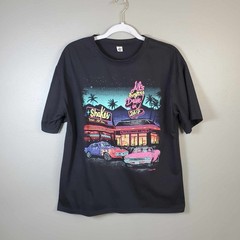 John Galt T Shirt Als Burgers Dine In Retro Medium M