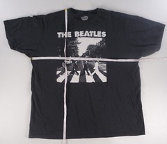 BEATLES Abbey Road t shirt XL official Apple Black White John Paul George Ringo