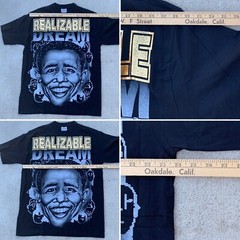 Realizable Dream T-Shirt Barack Obama likeness size 2XL PRO Power big & tall